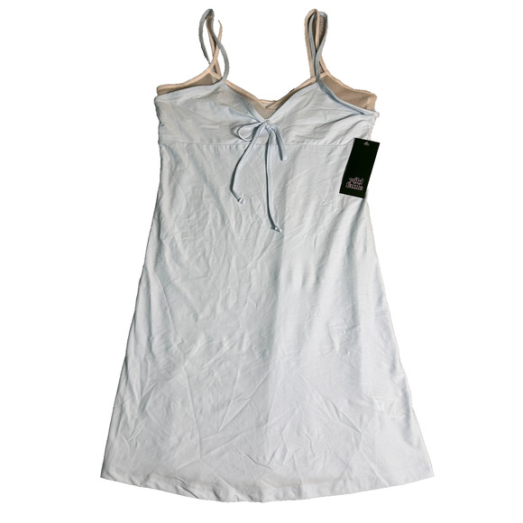 Wild Fable Mini Slip Dress Womens Small Light Blue Spaghetti Strap Soft Girl - Picture 2 of 6